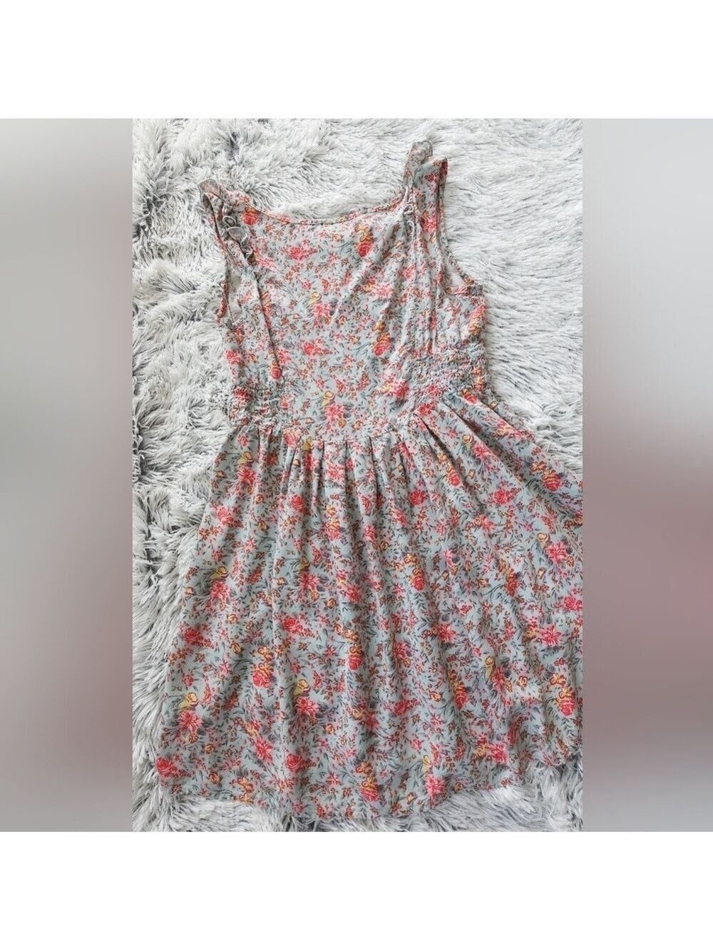 As U Wish Floral Casual Dress in Pink and Light Green - Picture 3 of 6